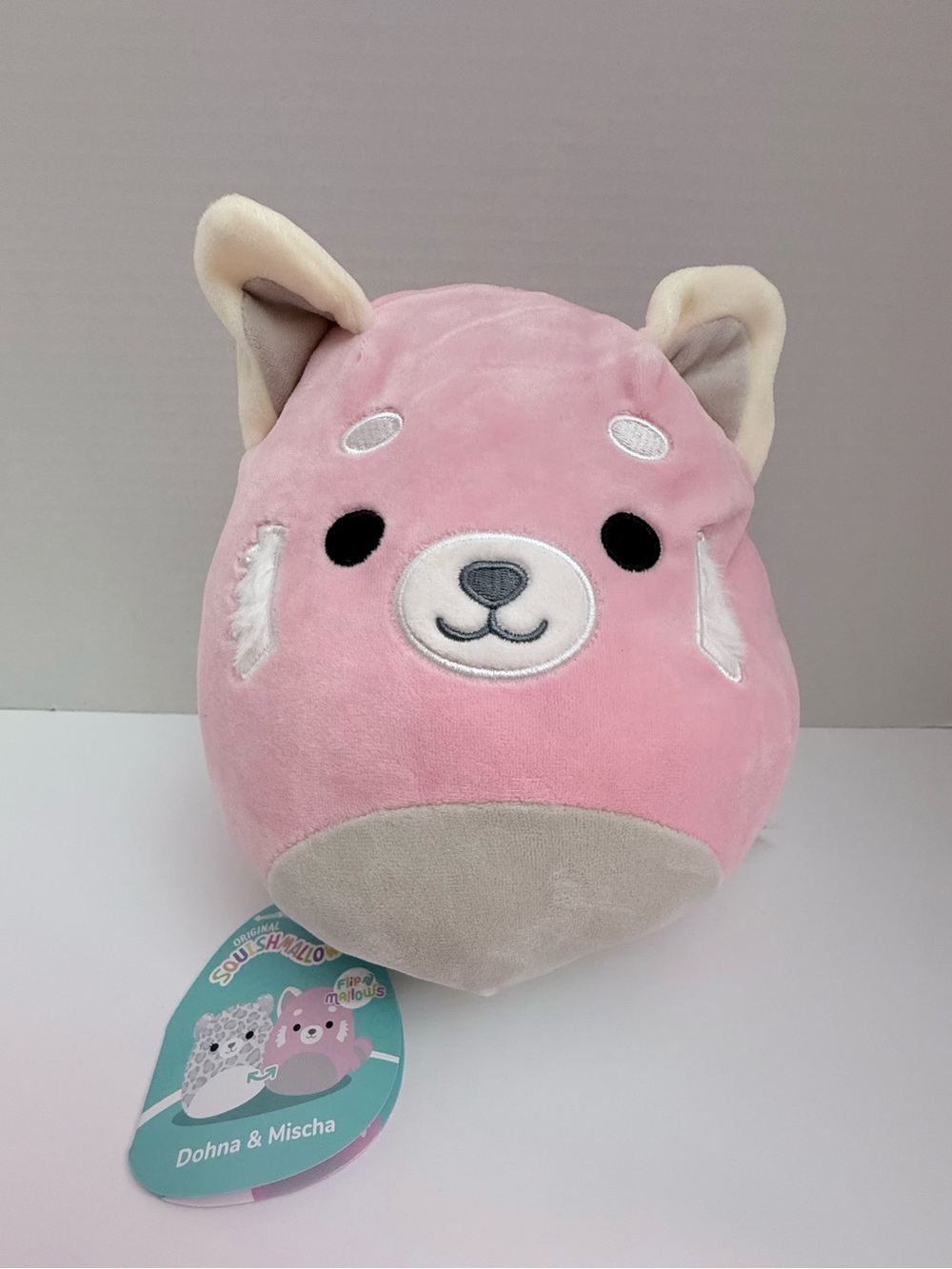 Squishmallows Flip-A-Mallows 8" Dohna and Mischa Reversible Plush New With Tags